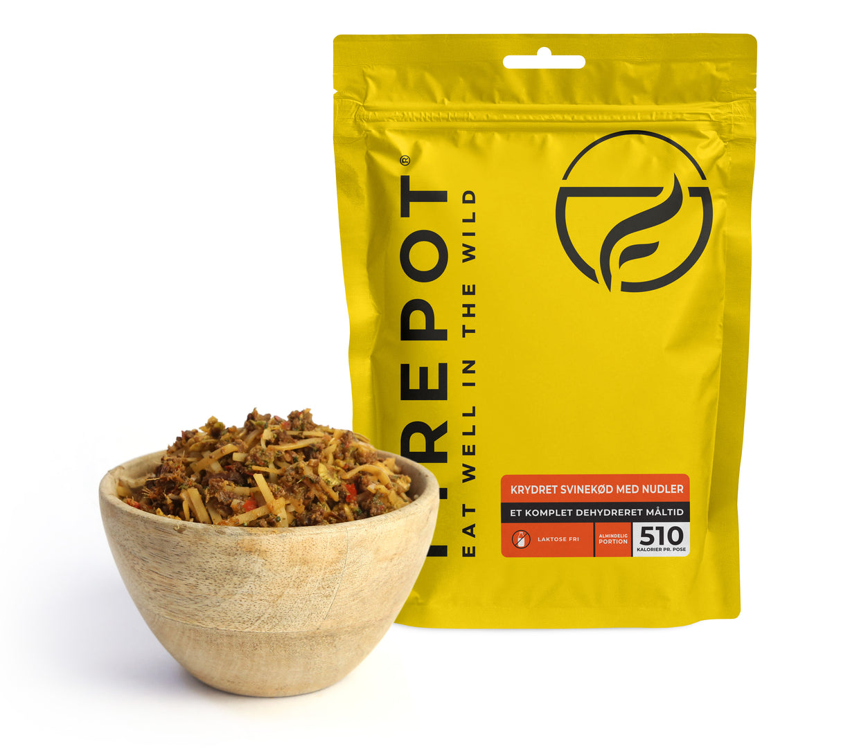 Krydret Svinekød med Nudler - Reg - Firepot