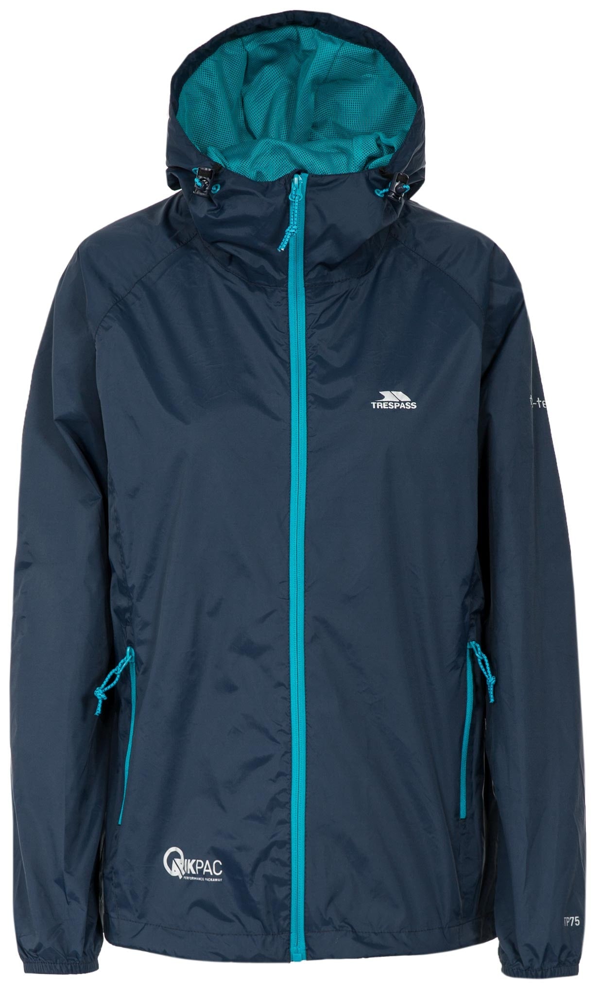 Qikpac Female Jkt - Navy - Trespass