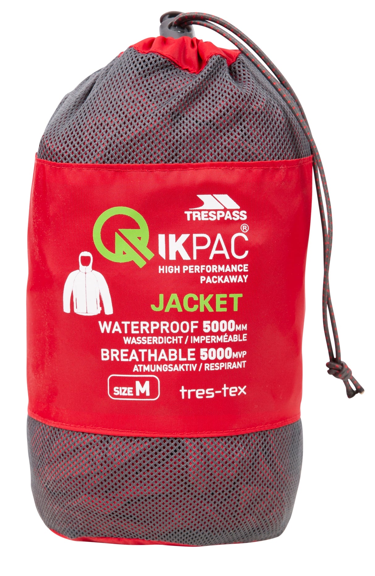 Qikpac Jacket - Red - Trespass