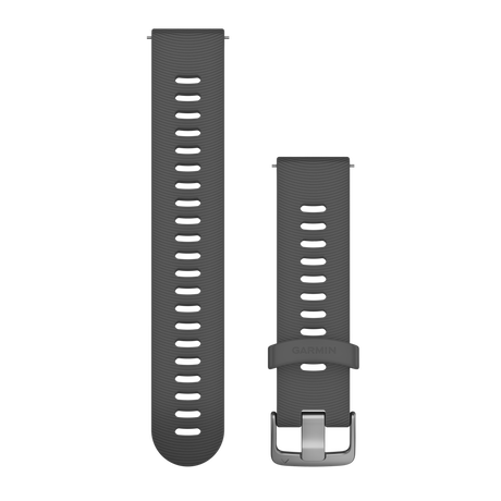 Quick Release remme (20 mm), Berry silikonerem, rustfrit stål hardware 2