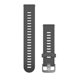 Quick Release remme (20 mm), Aqua silikonerem, rustfrit stål hardware 3