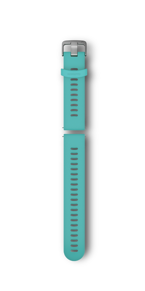 Quick Release remme (20 mm), Aqua silikonerem, rustfrit stål hardware 1