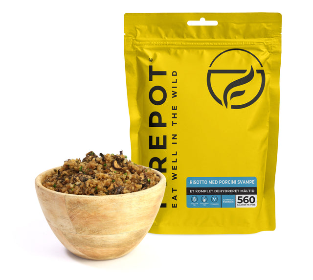 Risotto med Porcini Svampe - Reg - Firepot