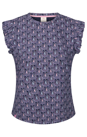 Salma - Navy Print - Trespass