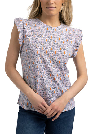 Salma - White Print - Trespass