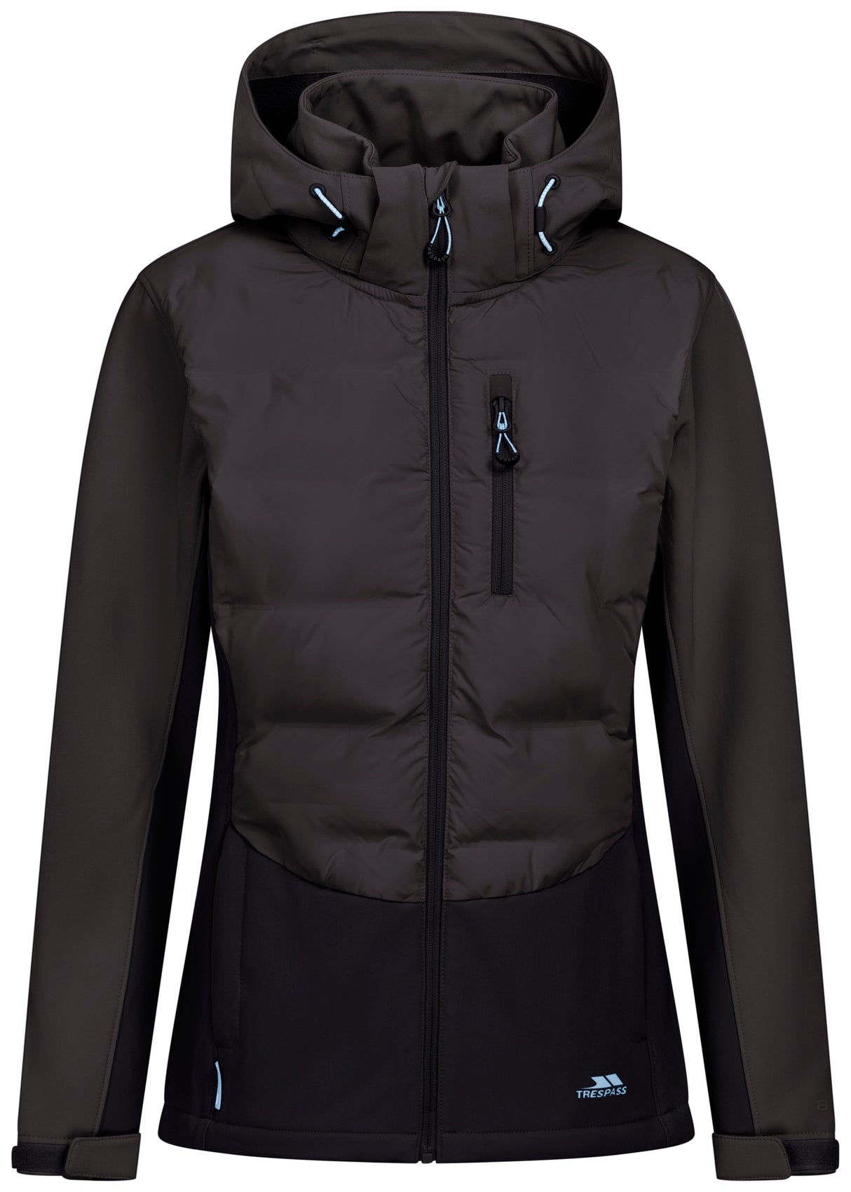 Scarlet- Female Hybrid Softshell Jkt - Charcoal - Trespass