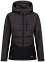 Scarlet- Female Hybrid Softshell Jkt - Charcoal - Trespass