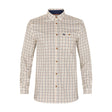 Oxford Skydeskjorte - Classic Blue/Merlot Check - Seeland