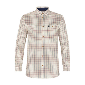 Oxford Skydeskjorte - Classic Blue/Merlot Check - Seeland