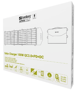 Solar Charger 100W QC3.0+PD+DC - Sandberg