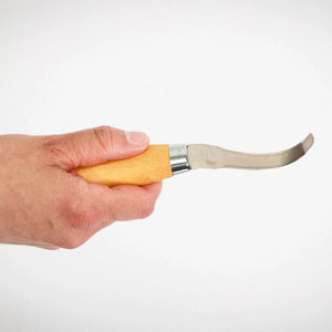 Hook Knife 163 Double Edge with Leather - Morakniv