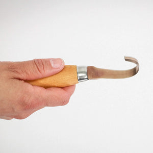 Hook Knife 164 Right Hand with Leather S - Morakniv