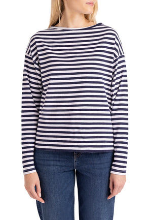 Thelma - Navy Stripe - Trespass