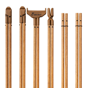 4Stablestick Ultimate - Wood 4 benet skydestok