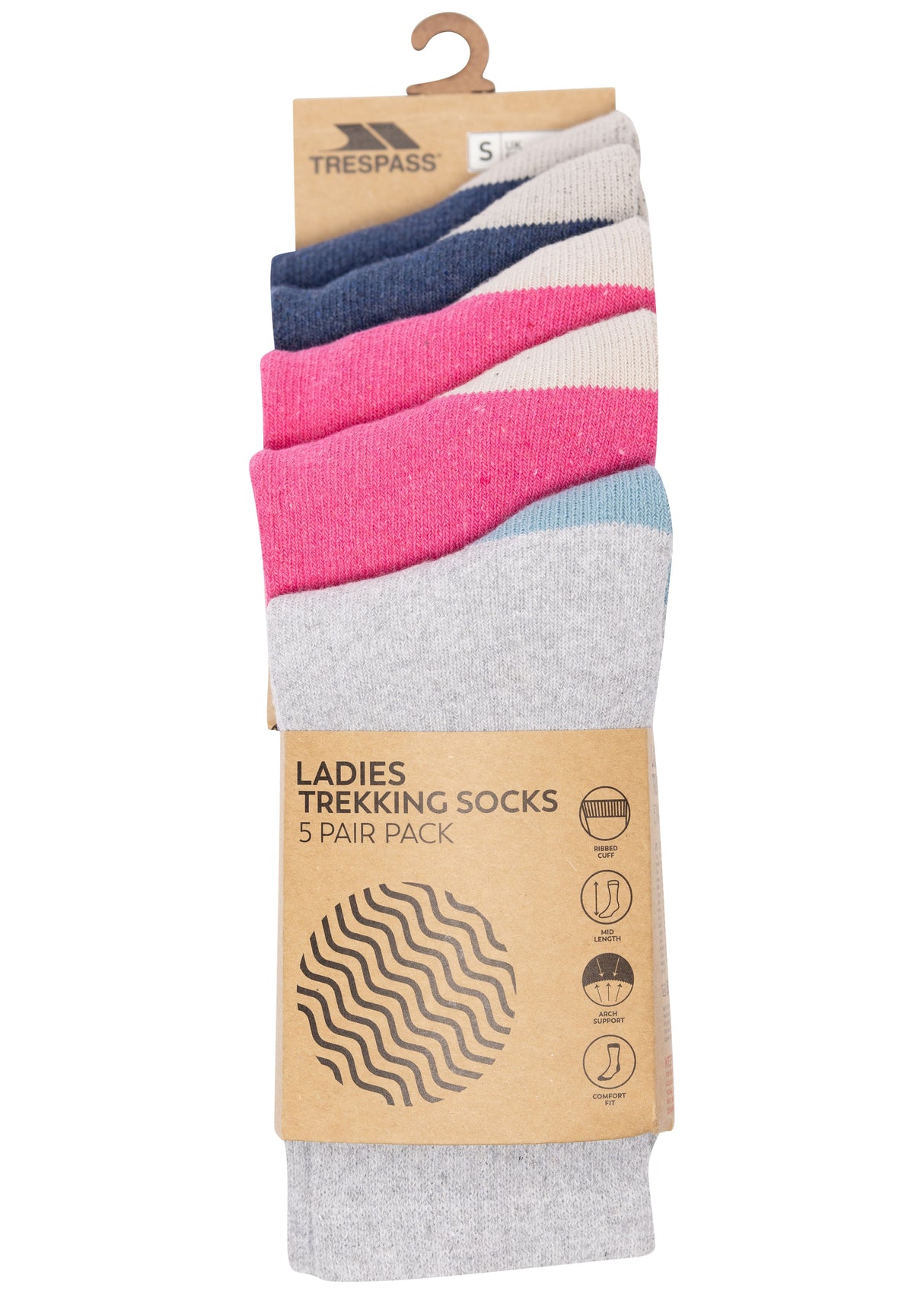 Wendall - Indigo Tone / Heather Grey / Pink Haze - Trespass