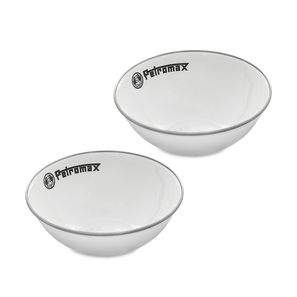 Petromax Enamel Bowls white 2 pieces (1 - Petromax