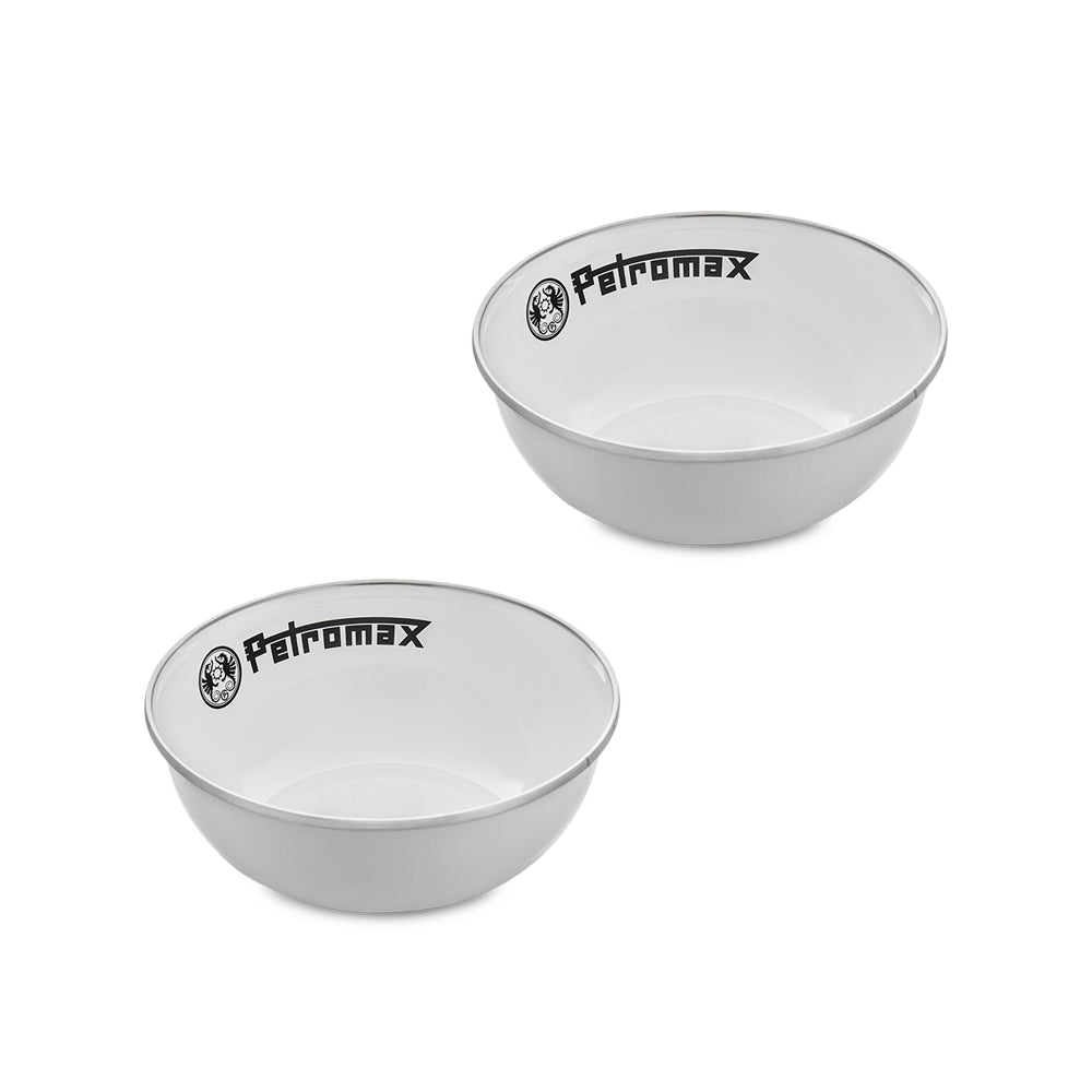 Petromax Enamel Bowls white 2 pieces (16 - Petromax