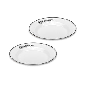 Petromax Enamel Plates white 2 pieces - Petromax