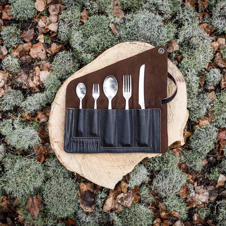 Leather Cutlery Bag - Petromax