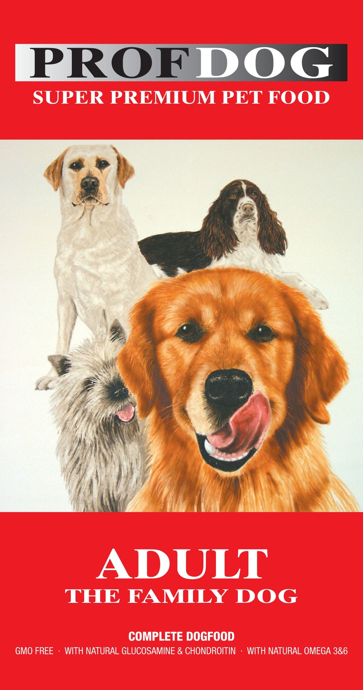 Hundefoder Adult familie Hunden 3 kg