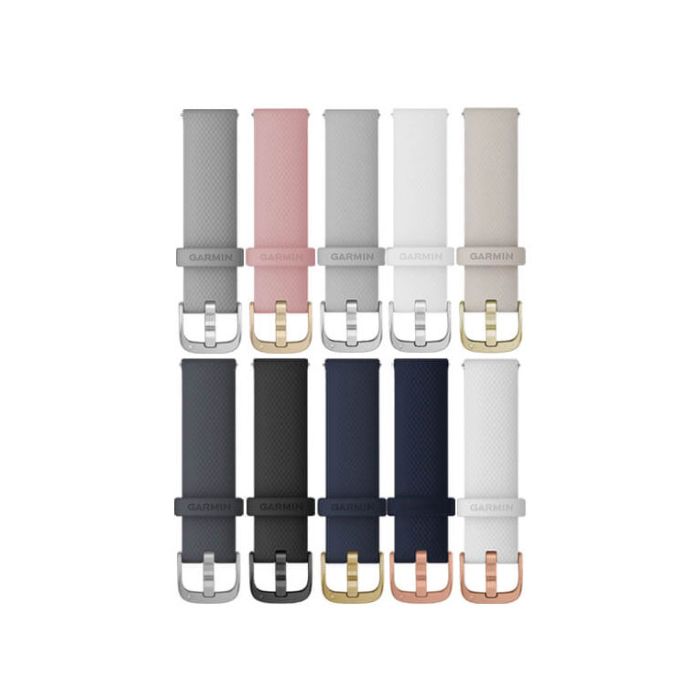 Quick Release remme (18 mm), Bone silikone, Lunar Gold Hardware 3