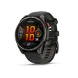 fēnix® 8 Pro – 47 mm, AMOLED, Sapphire, Carbon Grey DLC-titanium med sort/Pebble Grey silikonerem 1
