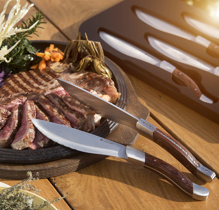 Legnoart ANGUS Steakknive Lyst Træ