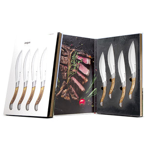 Legnoart ANGUS Steakknive Lyst Træ