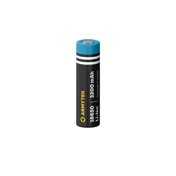 Armytek genopladeligt 18650 Li-Ion 3200mAh batteri - Uden PCB