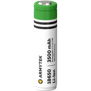 Armytek 18650 Li-Ion 3500mAh battery / Protected / Rechargeable