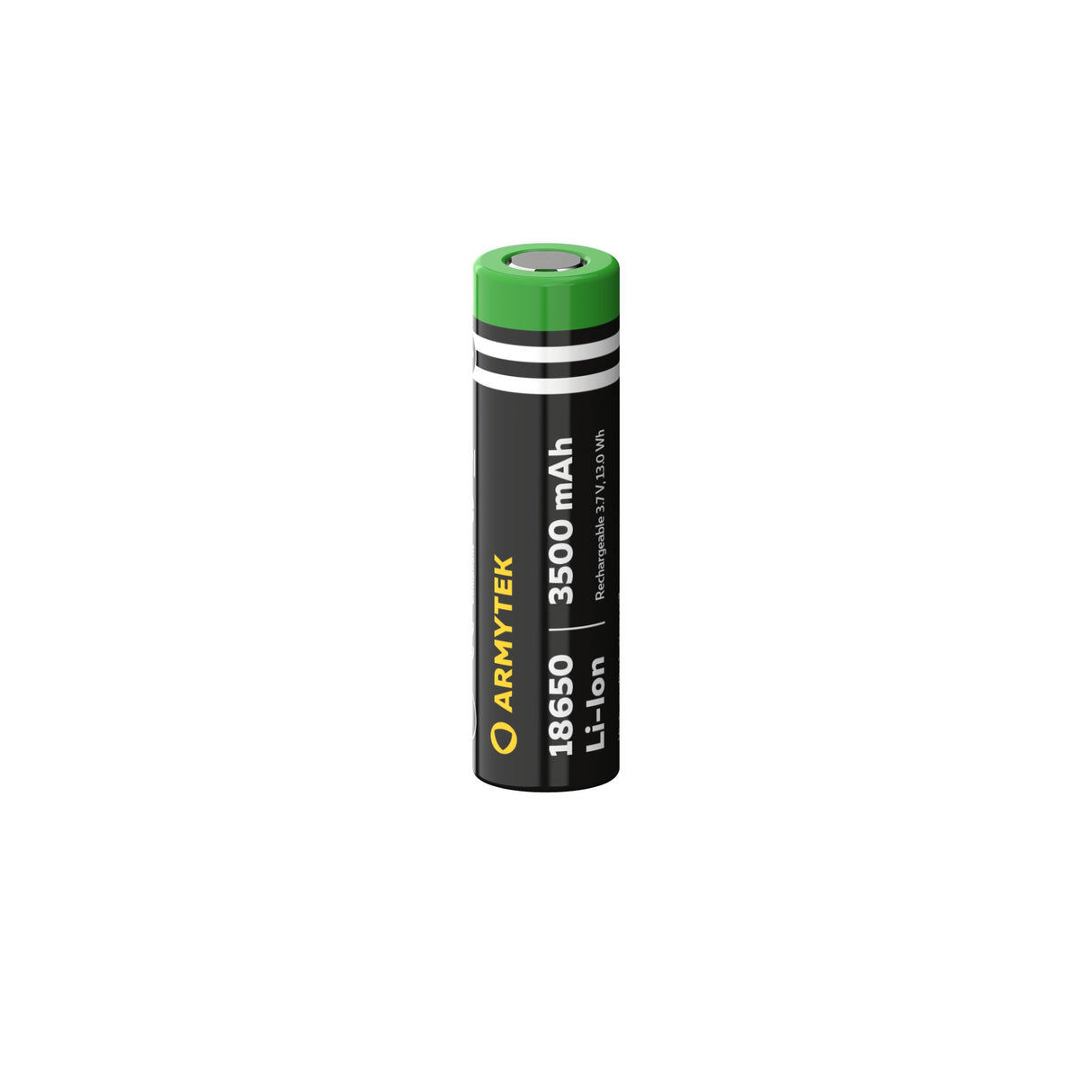 Armytek genopladeligt 18650 Li-Ion 3500mAh batteri - Uden PCB