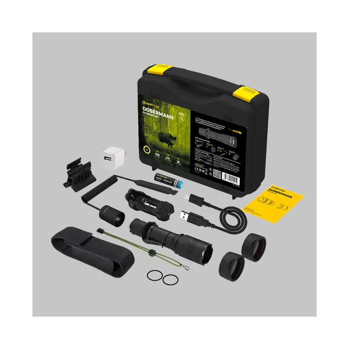 Armytek Dobermann Extended Sæt 930LM (Varm)