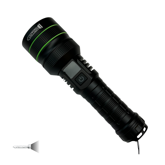 Ekstrem kraftig - lommelygte 10.000 Lumens + powerbank - Ignition