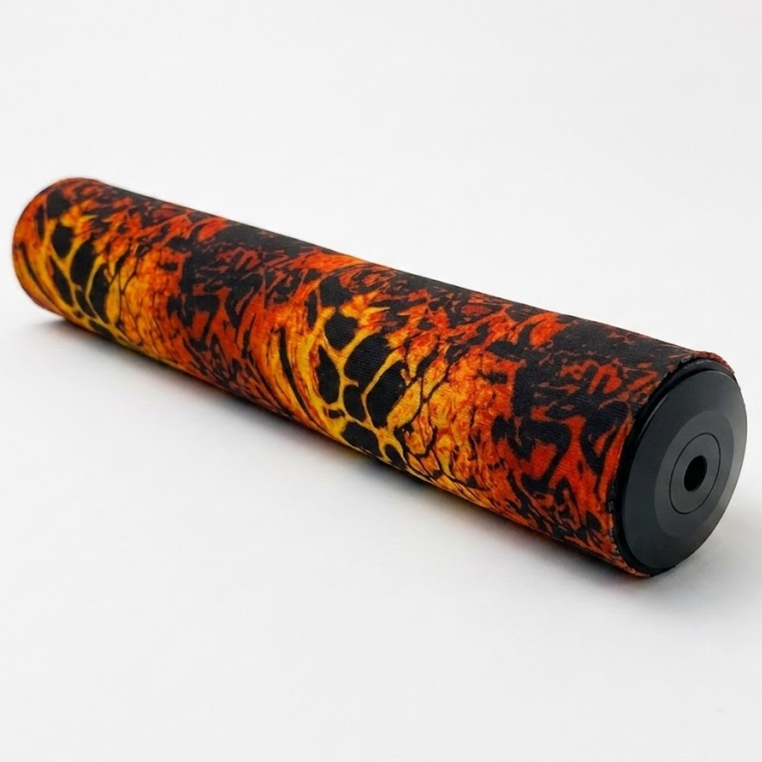 Lyddæmpercover - neopren - OrangeCamo - HuntElite