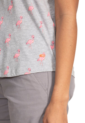 Carolyn - Grey Flamingo - Trespass