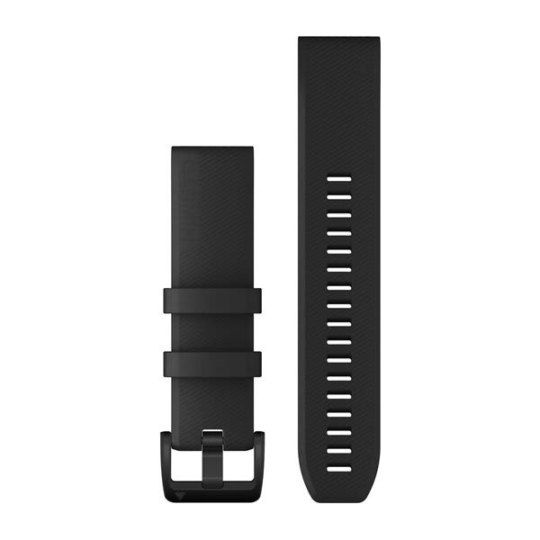 QuickFit® 22 urremme, Sort, sort hardware i rustfrit stål
