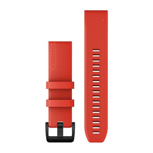 QuickFit® 22 urremme, Laser Red, sort hardware i rustfrit stål