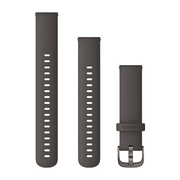 Quick Release remme (18 mm), Graphite, Slate hardware