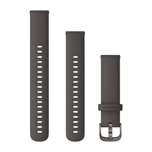 Quick Release remme (18 mm), Graphite, Slate hardware