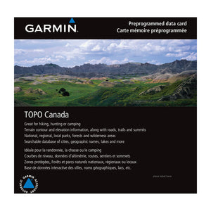 microSD/SD-kort: TOPO Canada - ALLE