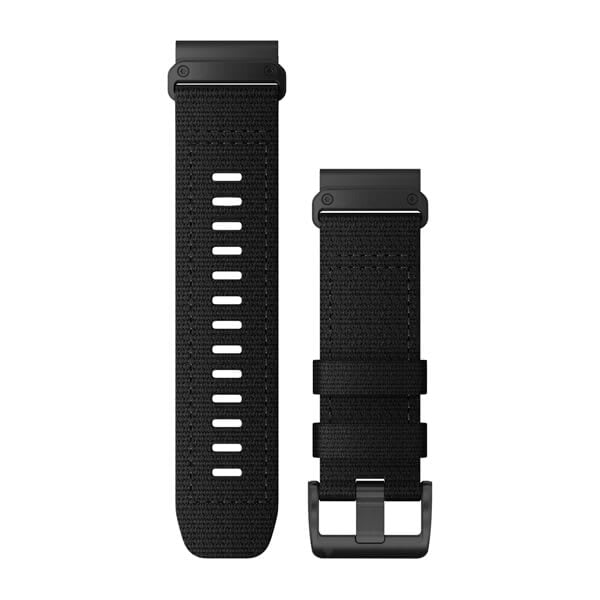 QuickFit® 26 remme, Slate Grey/Sort silikone 3