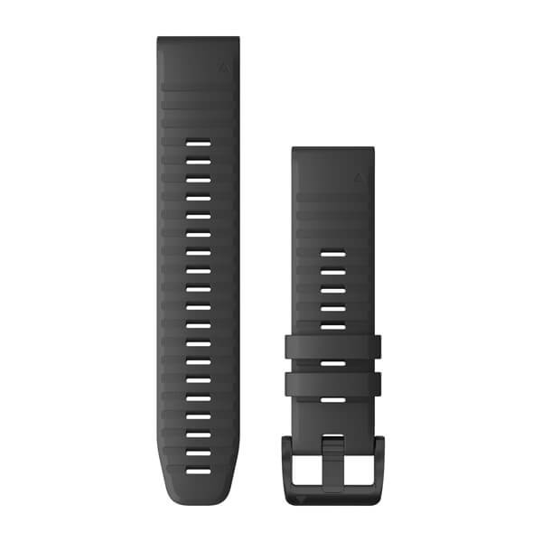 QuickFit® 22 urremme, Slate Grey silikone, sort hardware