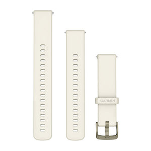 Quick Release remme (18 mm), Bone silikone, Lunar Gold Hardware