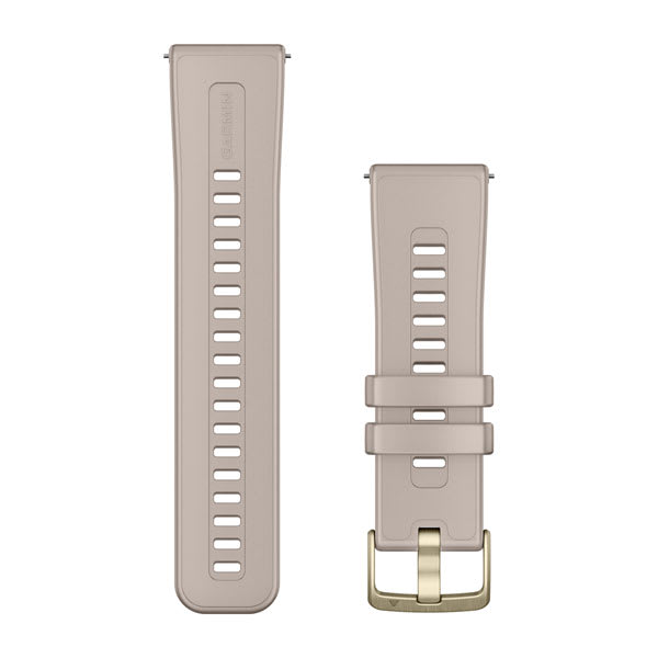 Quick release remme (24 mm), French Grey silikone