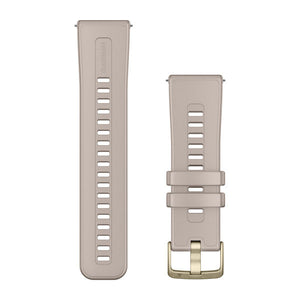 Quick release remme (24 mm), French Grey silikone