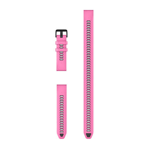QuickFit® 20 remme, Pink Aurora silikone (Dykkersæt med 3 dele)