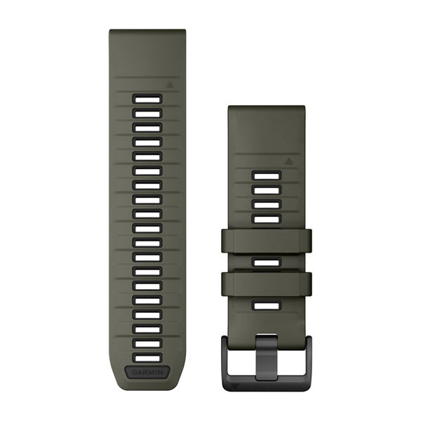 QuickFit® 26 remme, Olive/Sort silikone