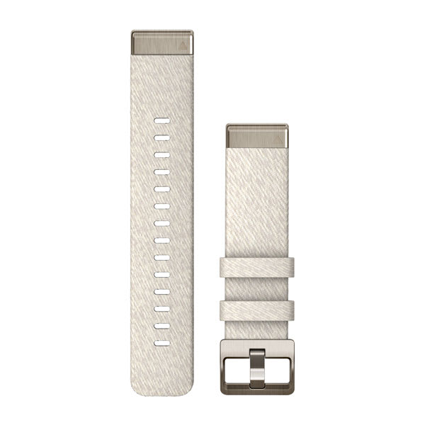QuickFit® 20 urremme, Crememeleret nylon, Soft Gold hardware