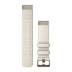QuickFit® 20 urremme, Crememeleret nylon, Soft Gold hardware