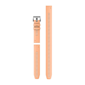 QuickFit® 22 remme, Silikone i Shell Pink (Dykkersæt med 3 dele)